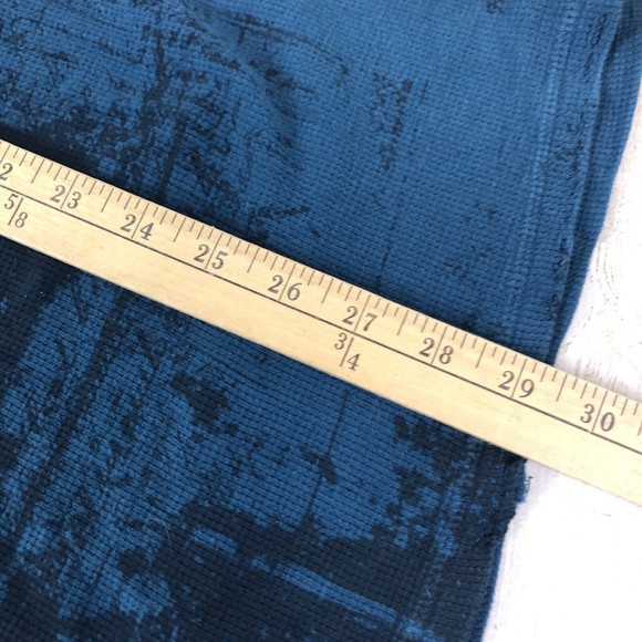 Affliction Shirt Thermal Long Sleeve Blue Wings Distressed Flocked Mens Size XL - Picture 11 of 11